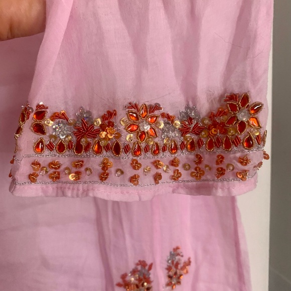 Pink cotton beach tunic size M by Margaret loves Pete. - Picture 8 of 12